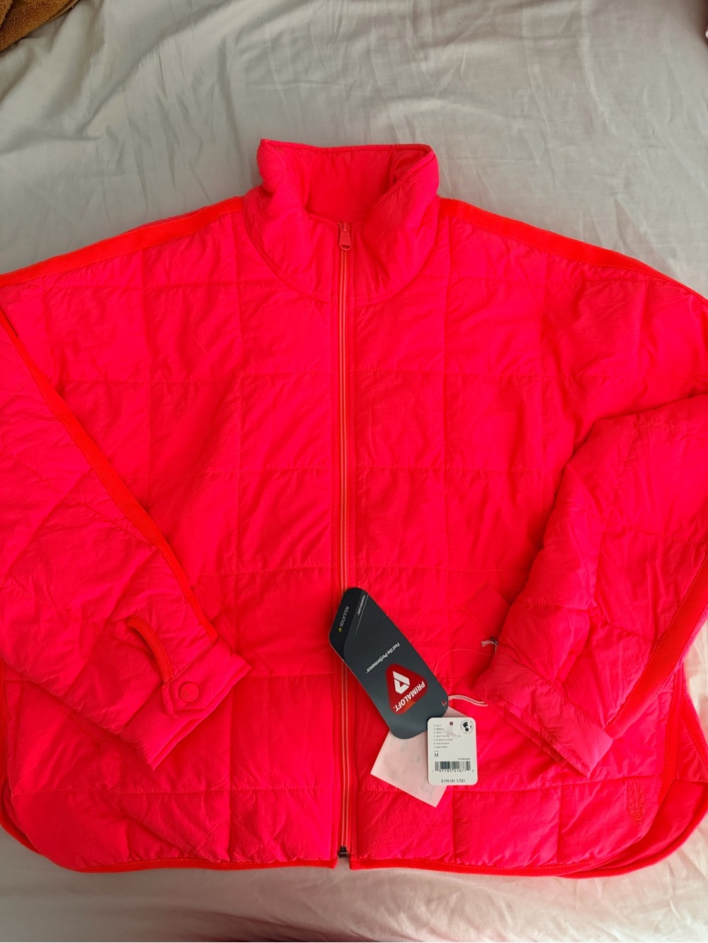 Free people pippa jacket hot watermelon pink nwt medium